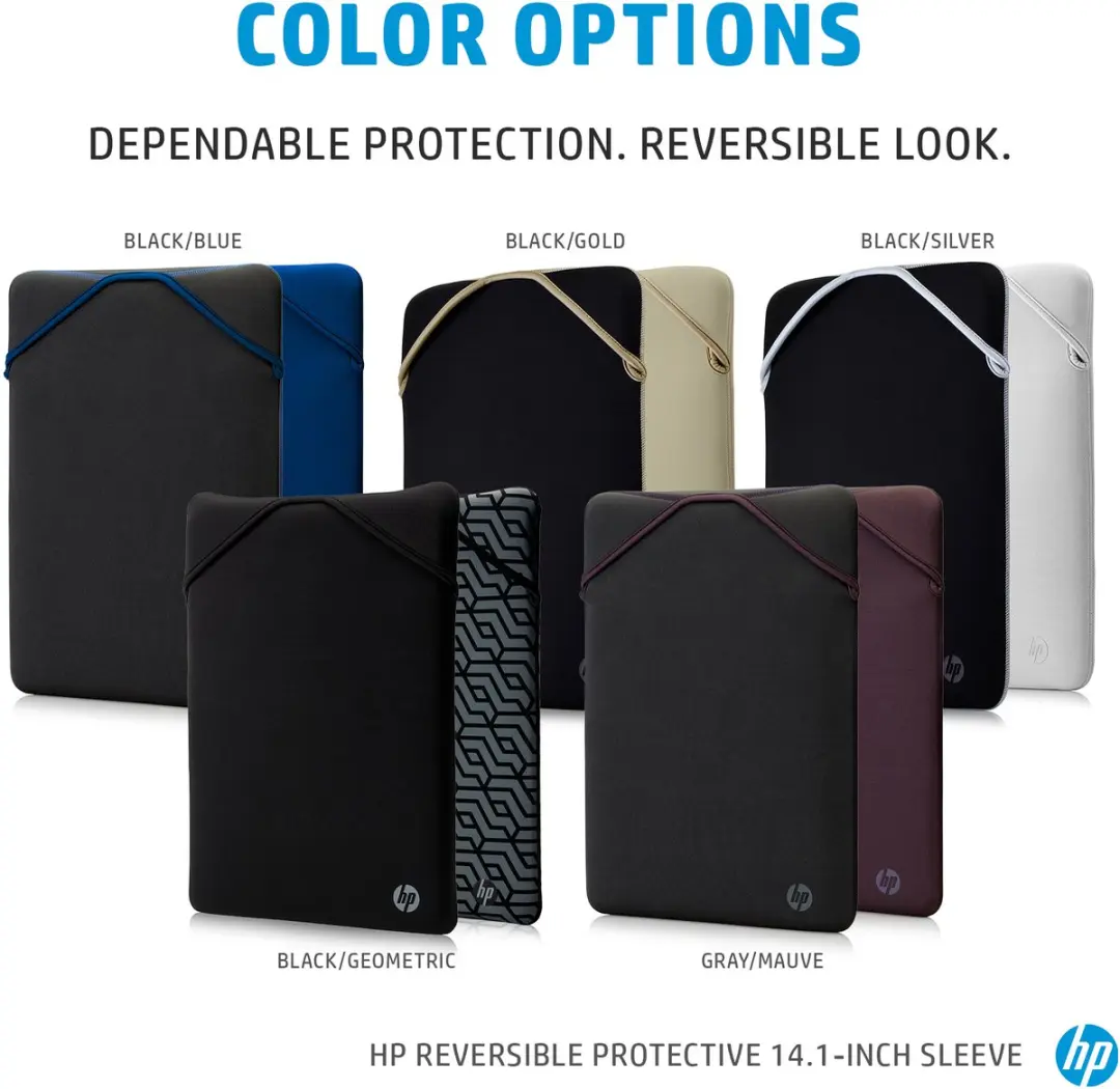 HP Beschermhoes 14" - Zwart/Grijs - 14 inch