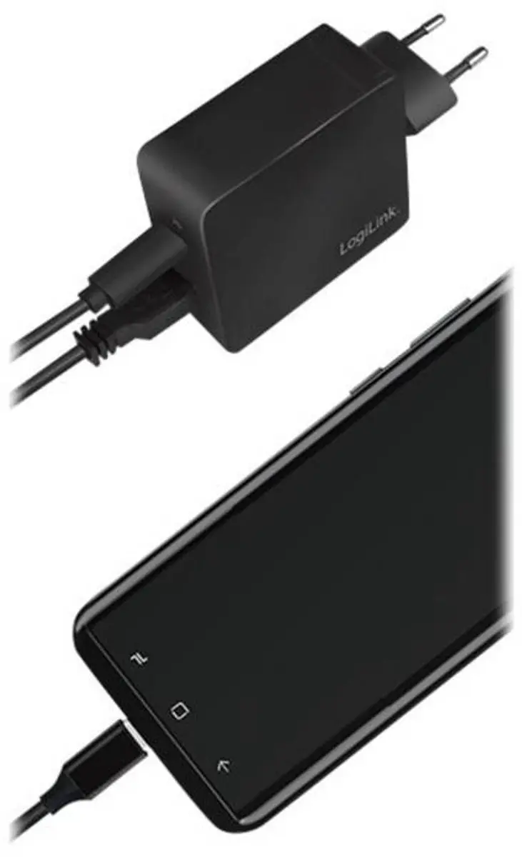 Logilink PA0220 USB Oplader 18W - USB-A & USB-C - Zwart - afbeelding 6 van 6