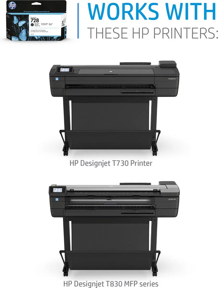 HP F9J81A Vervangkop - XL Cartridge - o.a. DesignJet T920/T1500PS