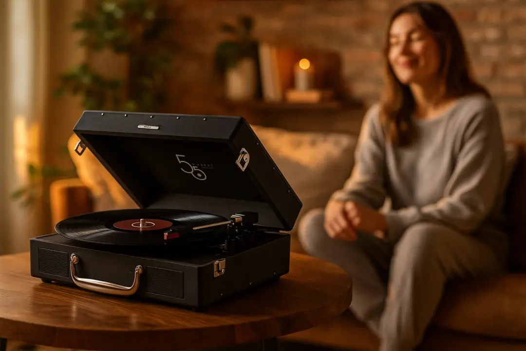 Mixx Revival 55 Bluetooth Platenspeler - Zwart - afbeelding 6 van 6