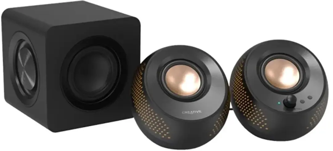 Creative Pebble X Plus Luidsprekersysteem - Zwart