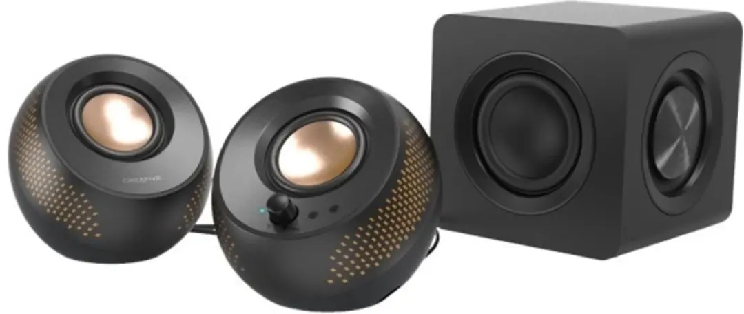 Creative Pebble X Plus Luidsprekersysteem - Zwart