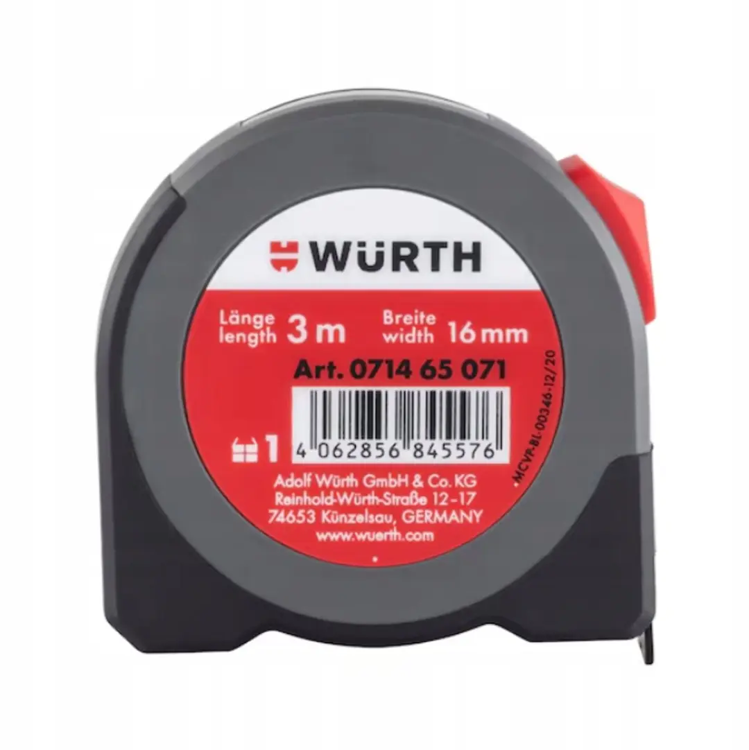 Würth Rolmaat 3m x 16mm