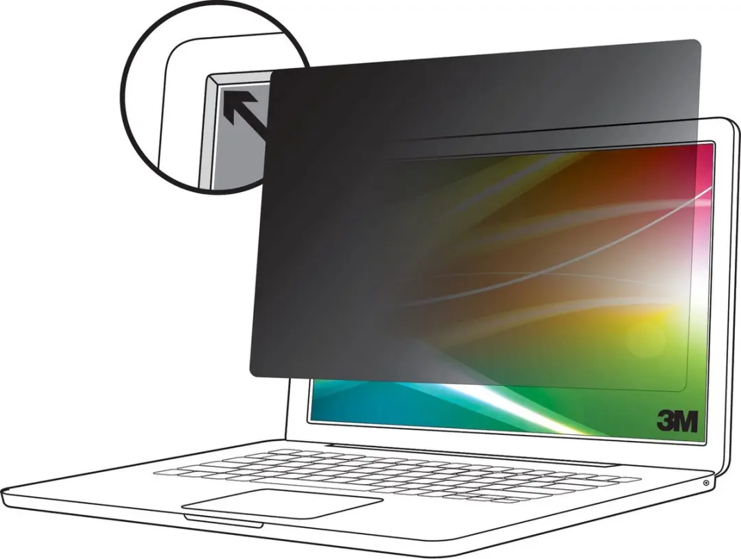 3M Bright Screen BP156W9B Privacyfolie 15,6"