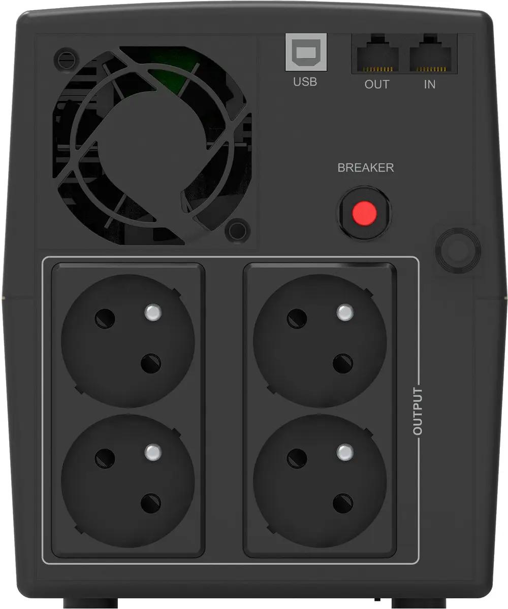 PowerWalker VI 2200 STL UPS 2200VA - 1320W - 4x AC-uitgang - Zwart