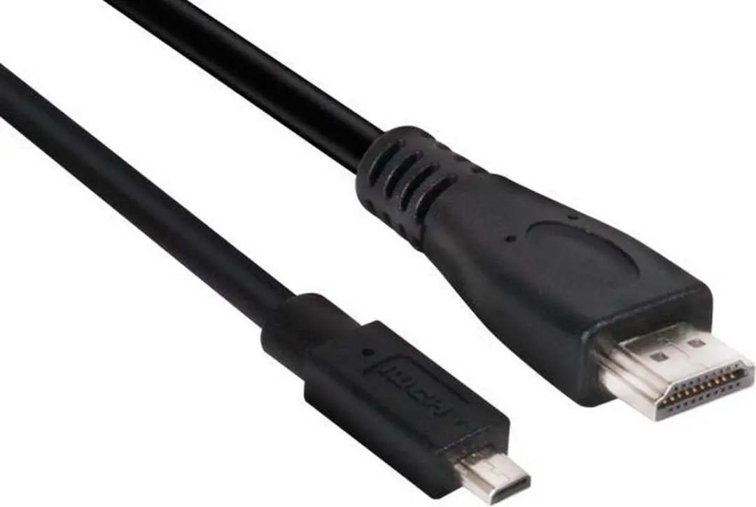 Club3D CAC-1351 Micro HDMI naar HDMI Kabel 4K60Hz 1m - Zwart