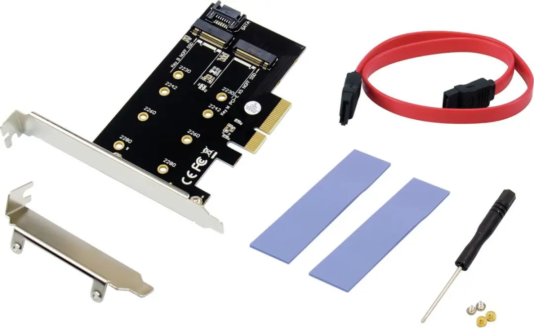 Conceptronic EMRICK05B M.2 NVMe SSD Adapter - PCIe 3.0 - Tweekleurig