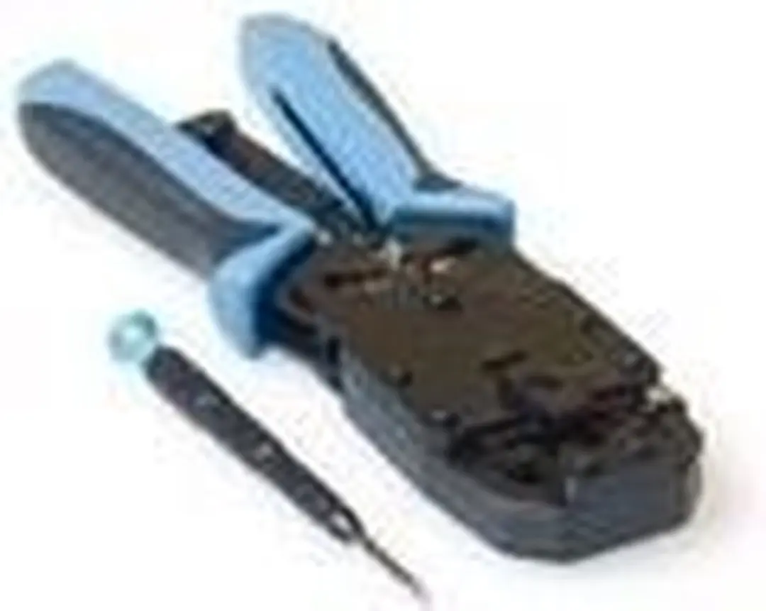 Krimptang voor RJ-10/RJ-11/RJ-12/RJ-45 - Zwart
