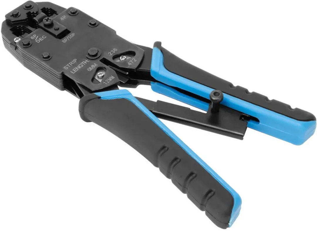 Krimptang voor RJ-10/RJ-11/RJ-12/RJ-45
