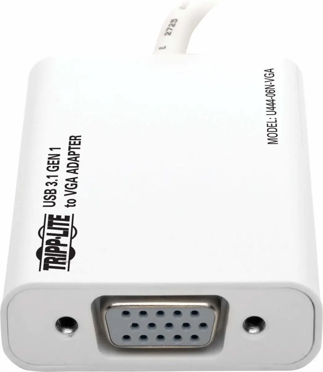 Tripp Lite U444-06N-VGA USB-C naar VGA Kabel - Wit