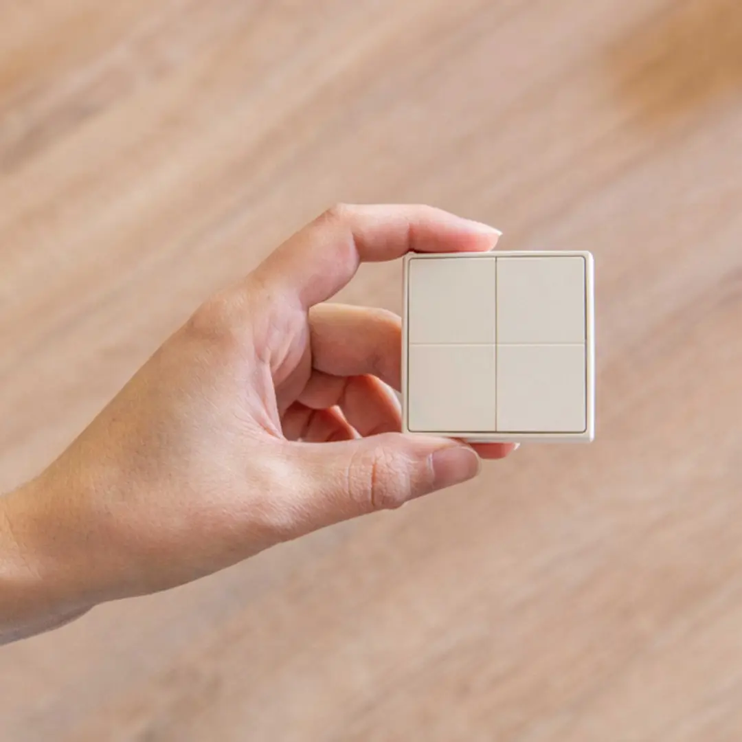 Shelly BLU Wall Switch 4 - Wandschakelaar BLE - Wit