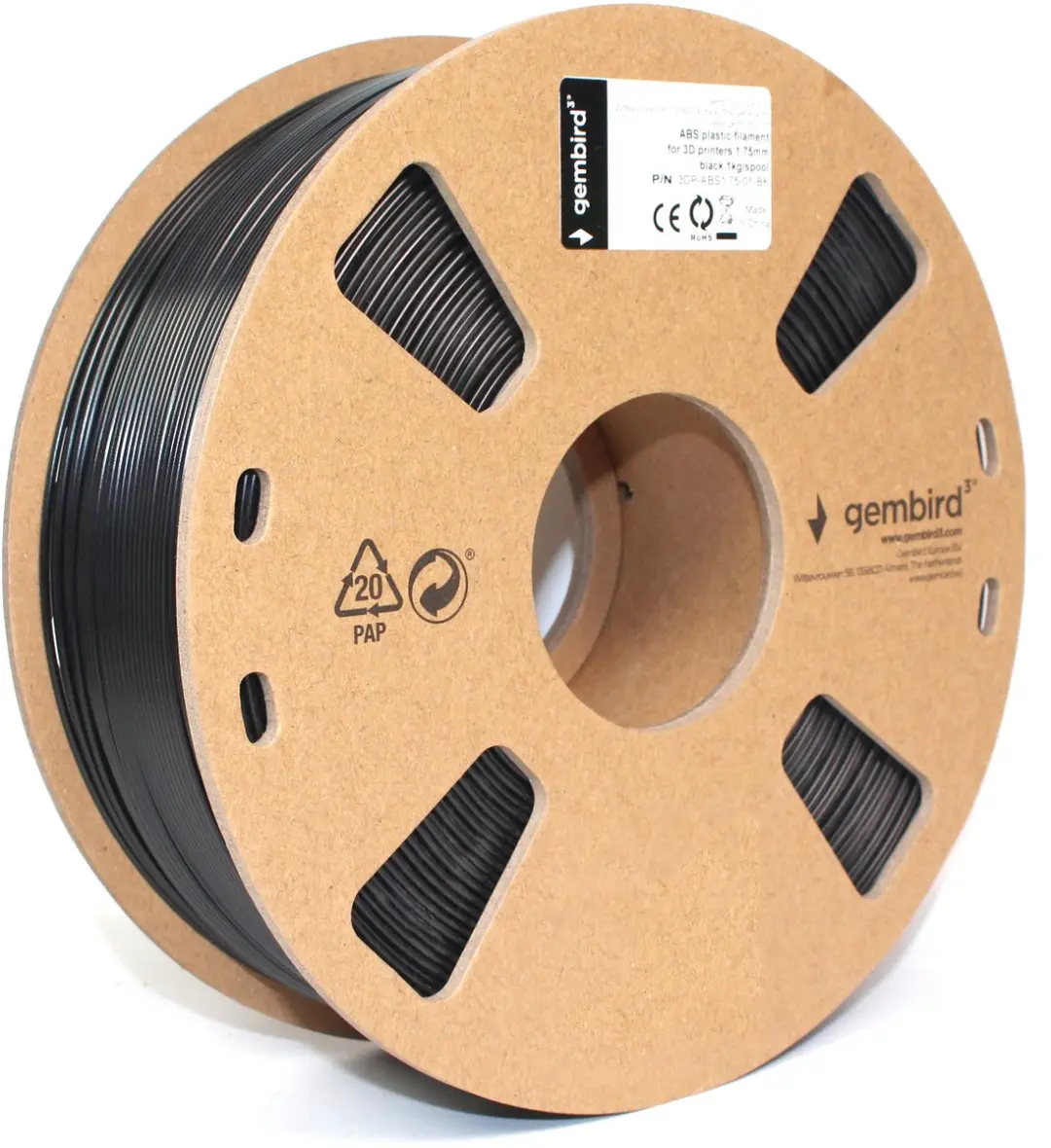 ABS Filament 1.75mm Zwart 1kg