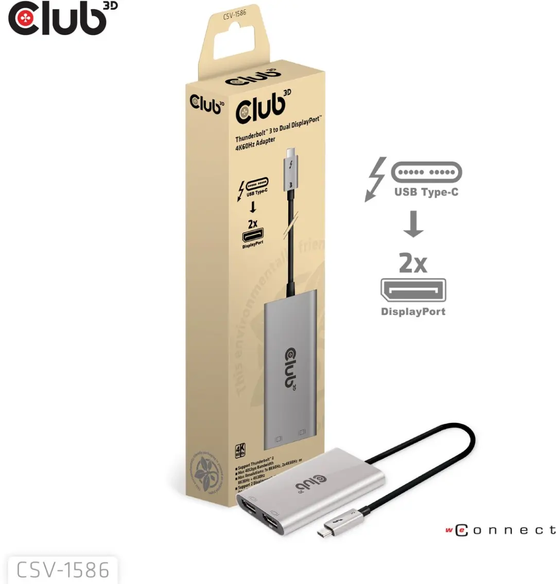 CLUB3D CSV-1586 Thunderbolt 3 Interface Hub