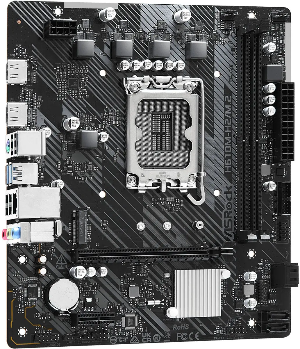 ASRock H610M-H2/M.2 Micro-ATX Moederbord - LGA 1700