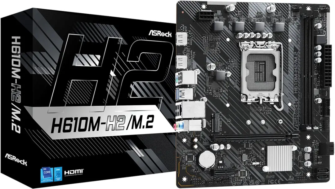 ASRock H610M-H2/M.2 Micro-ATX Moederbord
