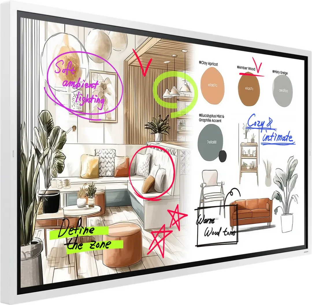 Samsung WM65FX Digitale Signage 65" 4K - Grijs/Wit Touchscreen - afbeelding 6 van 6