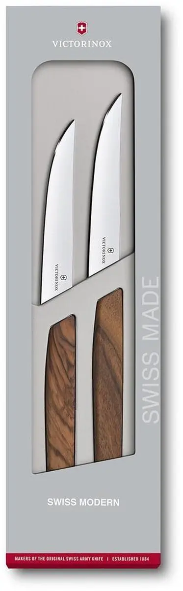 Victorinox Swiss Modern Steakmessenset 2-delig - Hout