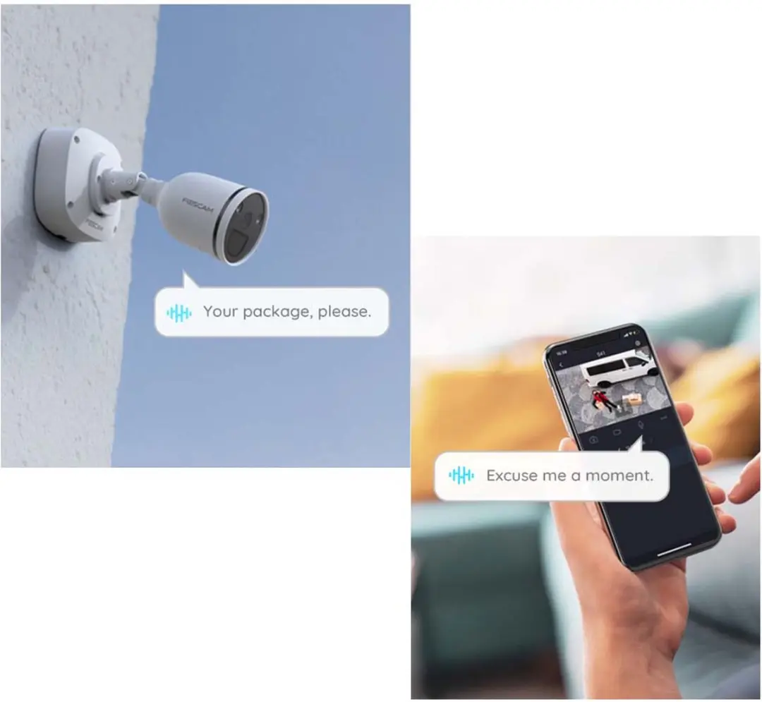 Foscam S41 Beveiligingscamera 4MP - Wifi Wit - afbeelding 6 van 6
