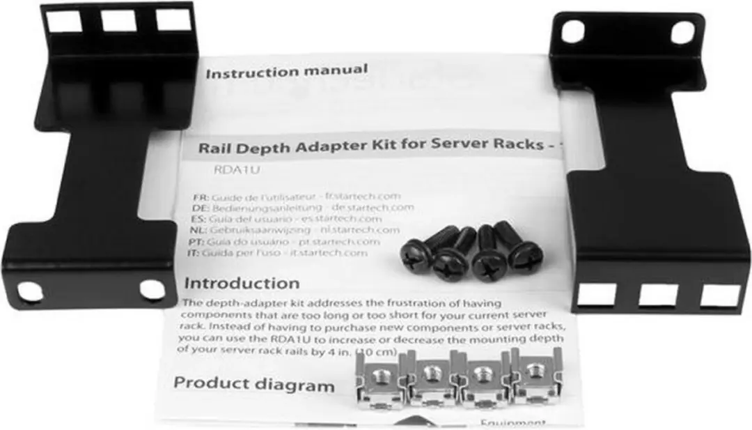 Startech RDA1U Accessoire - Zwart