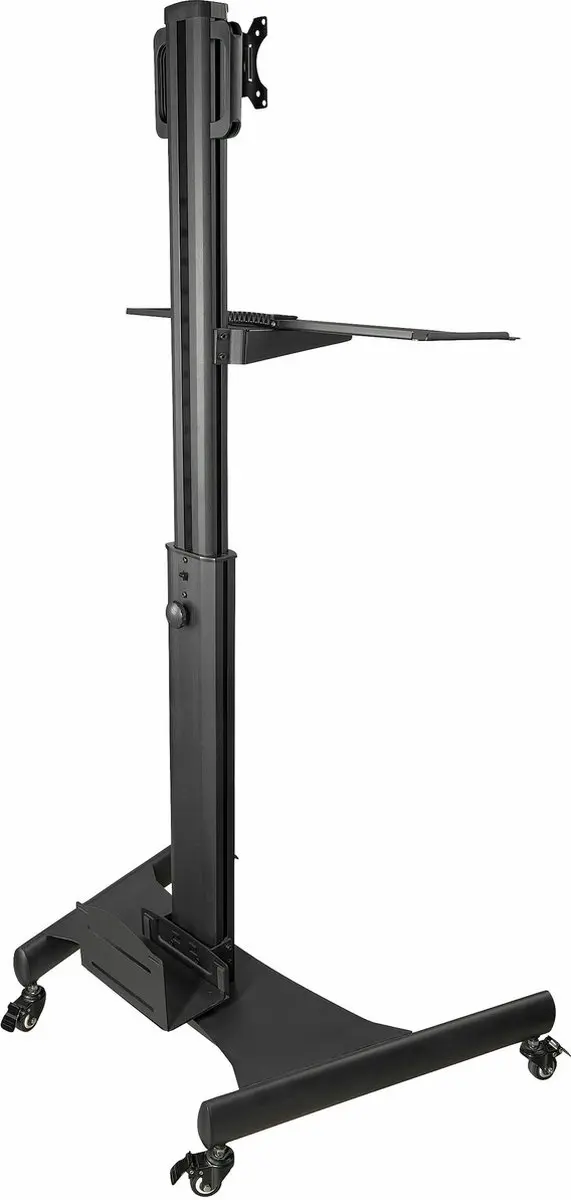 Startech WKSTNCART Mobiele Werkplek Monitorsteun - Zwart - afbeelding 6 van 6