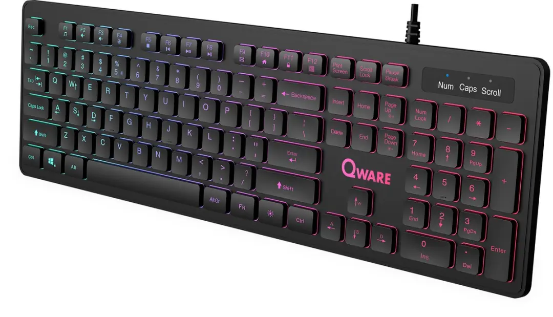 Qware Office QW PCK-040BL Toetsenbord