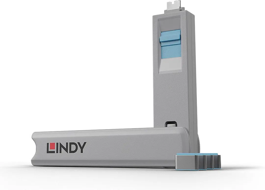 Lindy USB-C Sleutelset 4 Stuks - Blauw