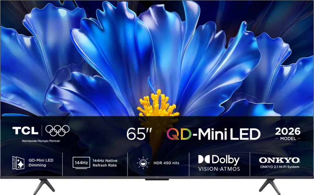 TCL QLED810L 65QLED810L 65" 4K Smart TV - Zwart - afbeelding 6 van 6