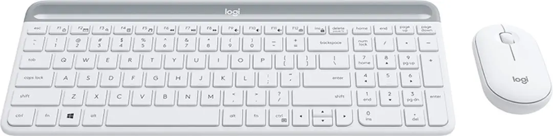 Logitech MK470 Draadloos Toetsenbord & Muis Combo - Wit/Grijs