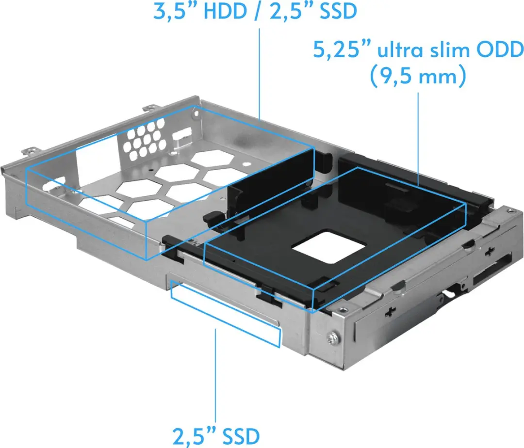 Chieftec BE-10B-300 SFF Computerbehuizing - 300W Zwart