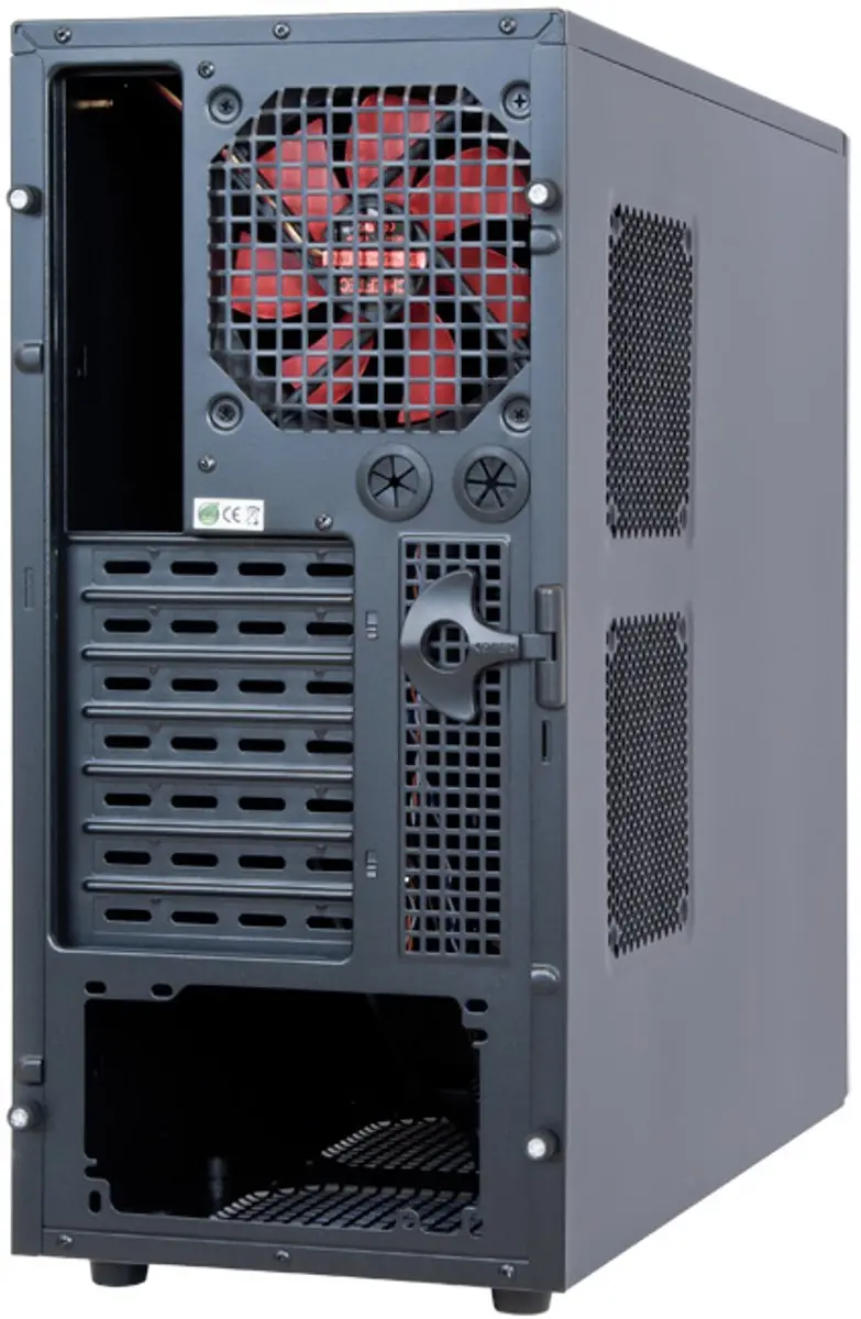 Chieftec LF-02B-OP Midi Tower Behuizing - Zwart