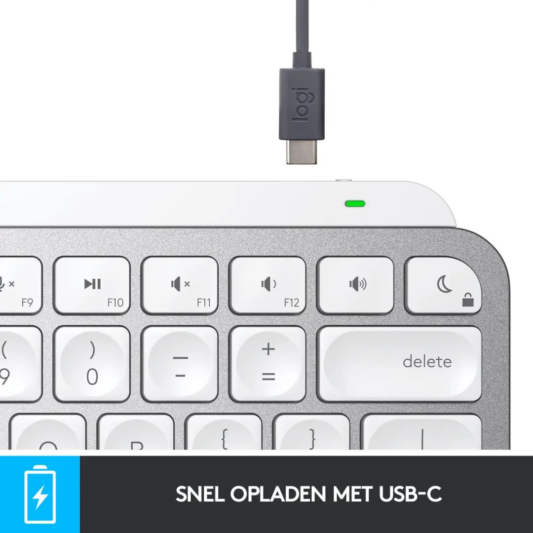 Logitech MX Keys Mini AZERTY FR - Zilver