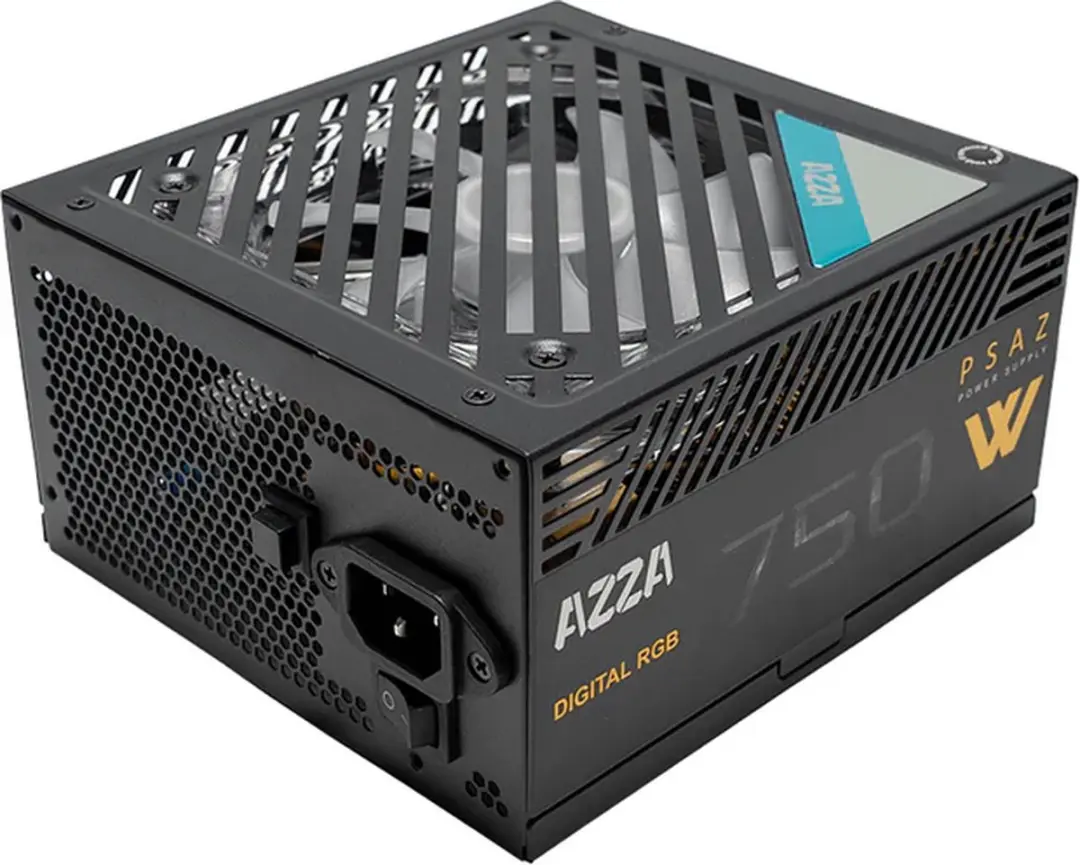Azza PSAZ-750G Voeding 750W - ATX 20+4 Pin - Zwart