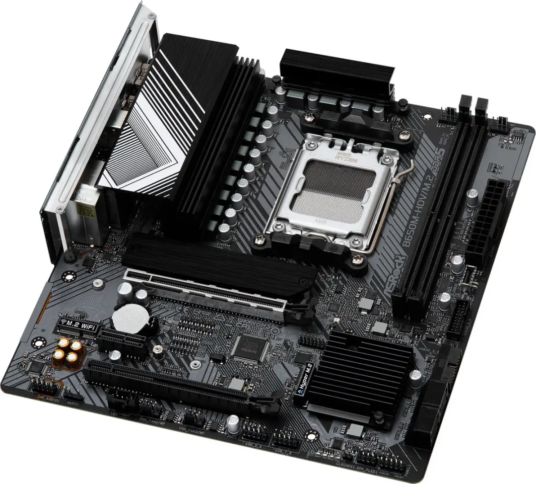 ASRock B650M-HDV/M.2 Moederbord - AM5 - Micro-ATX