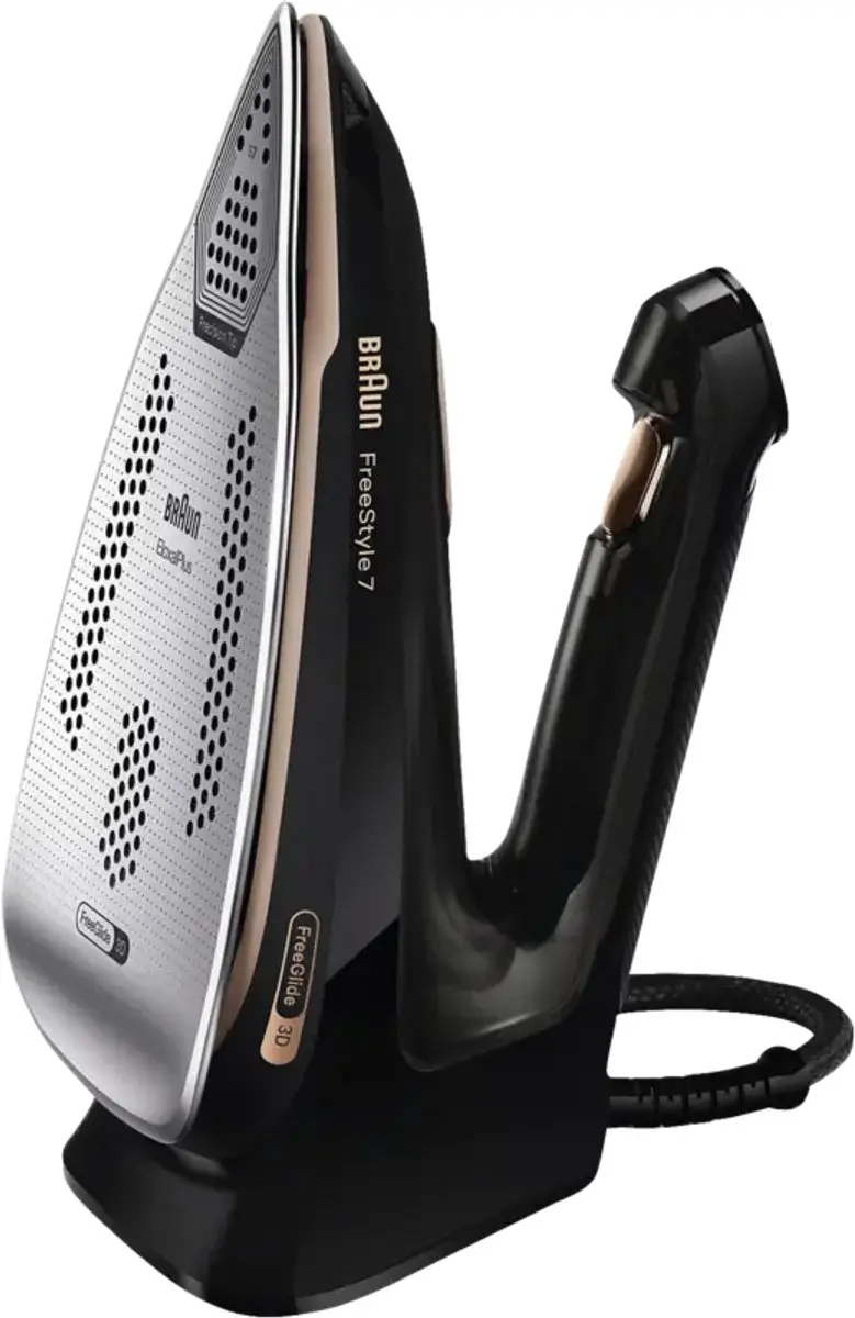 Braun FreeStyle 7 FI 7276 Stoomstrijkijzer - 0.35L - Zwart/Goud