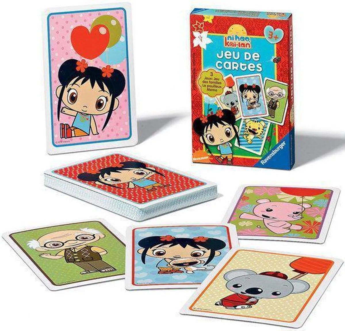Ravensburger Ni Hao Kai-Lan 3-in-1 Kaartspel 204892