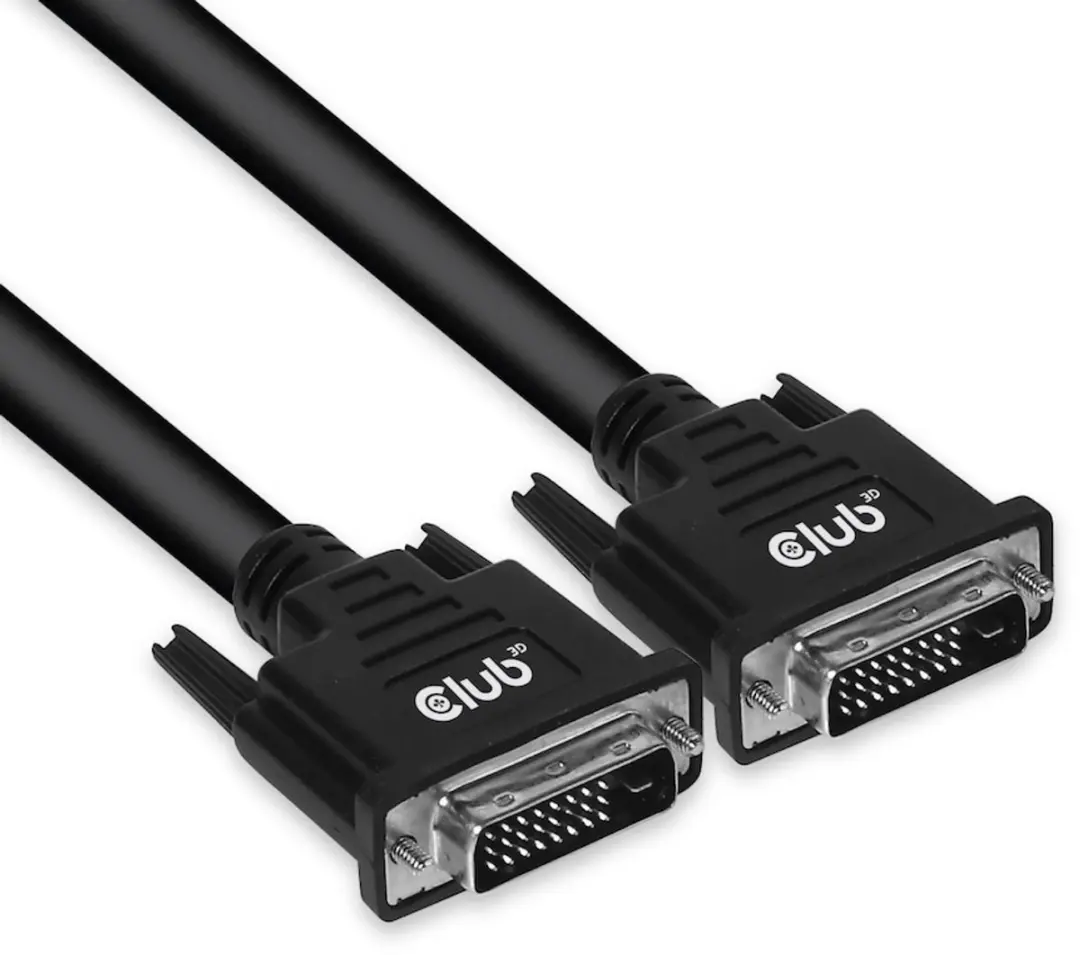 Club3D DVI-D Dual Link Kabel 3m - Zwart
