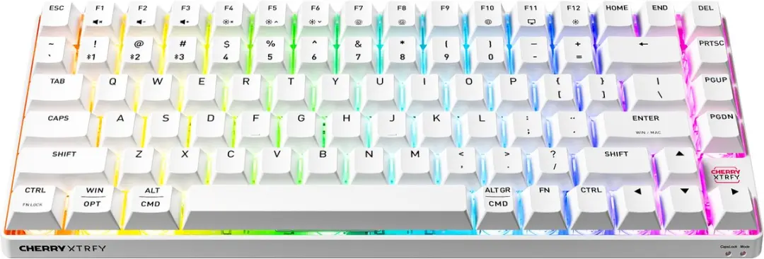 CHERRY XTRFY K33 G8D-24030PAAUS-0 Compact Wireless Toetsenbord - Wit - afbeelding 6 van 6