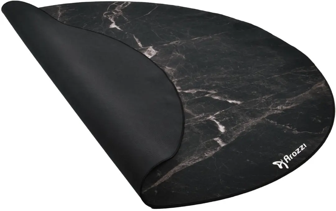 Arozzi Zona Round Vloerbeschermer Ø121cm - Zwart Marmer