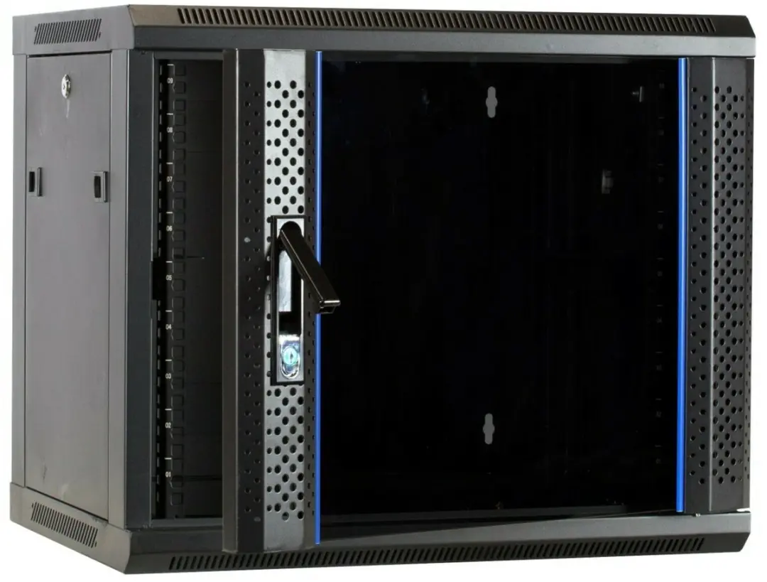 DSIT DS6409 Wandkast 19 inch 600x450x500mm - Zwart