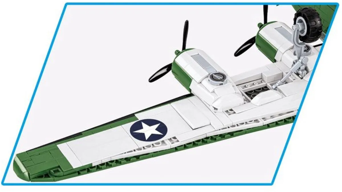 Cobi Consolidated B-24 Liberator COBI-5739 - 1445 Onderdelen - Meerkleurig - afbeelding 6 van 6