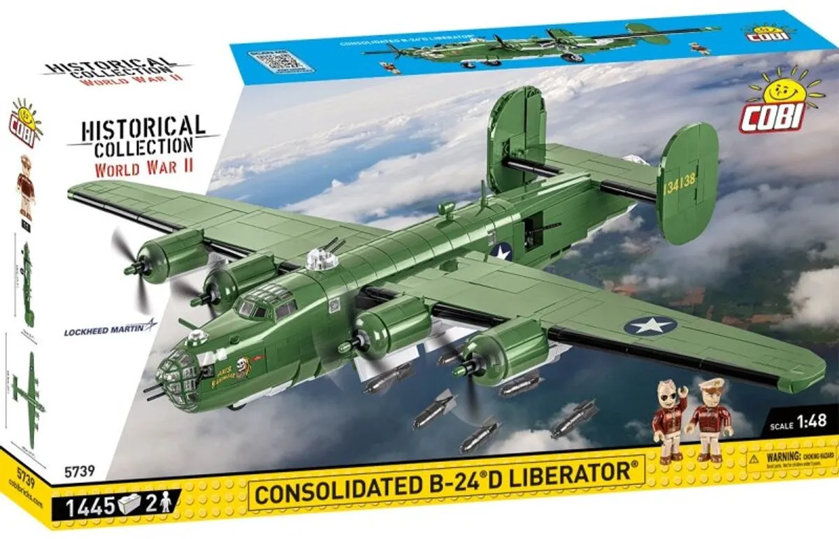 Cobi Consolidated B-24 Liberator COBI-5739 - 1445 Onderdelen - Meerkleurig