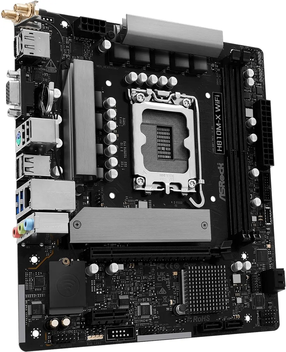 ASRock H810M-X WiFi microATX - LGA1851