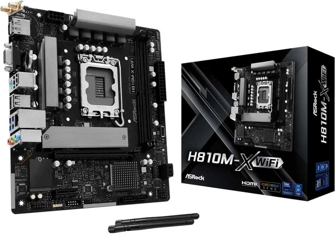 ASRock H810M-X WiFi microATX - LGA1851