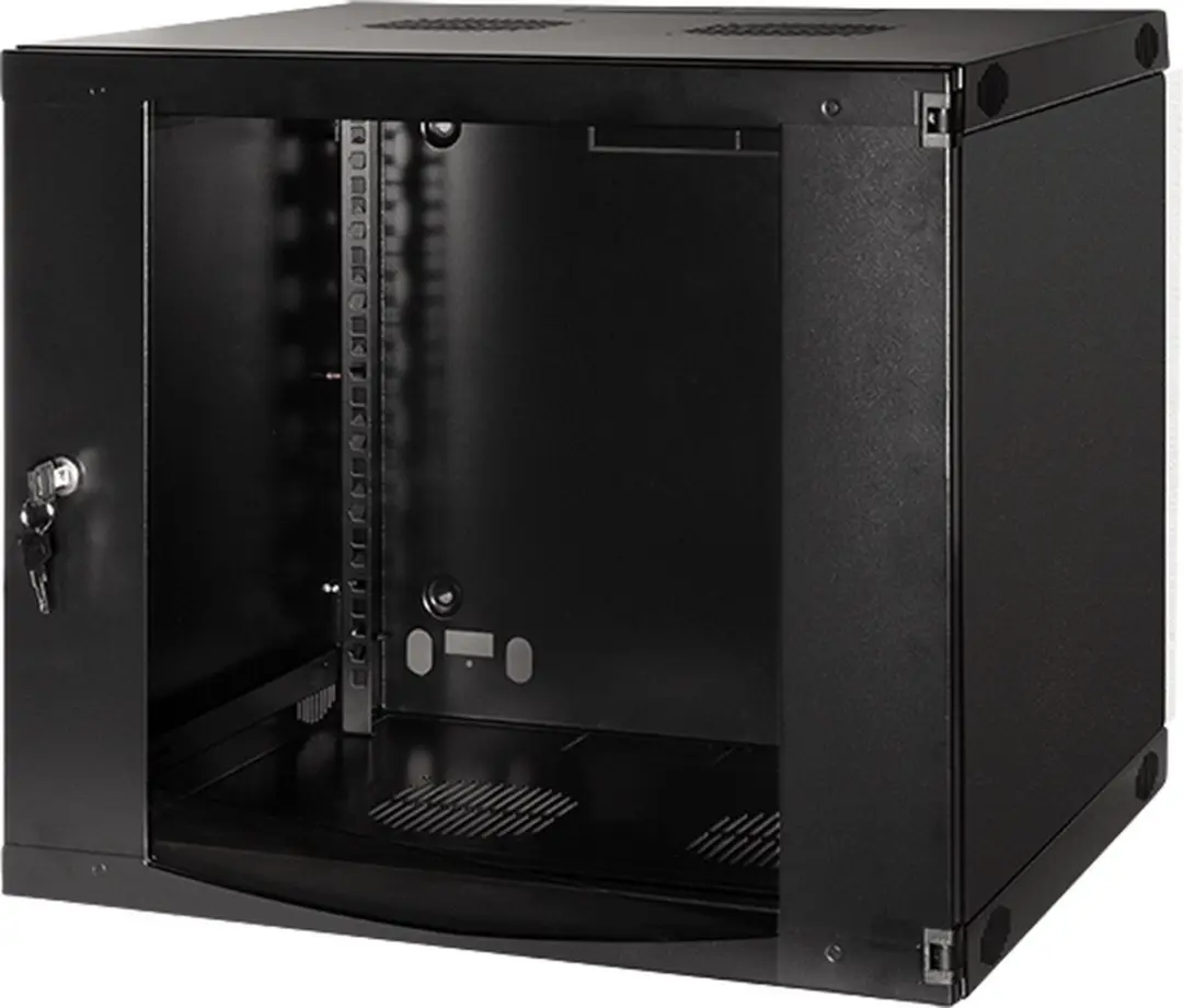 Wandkast 13W09F64B - 9U 540x450x460mm Zwart - afbeelding 5 van 6