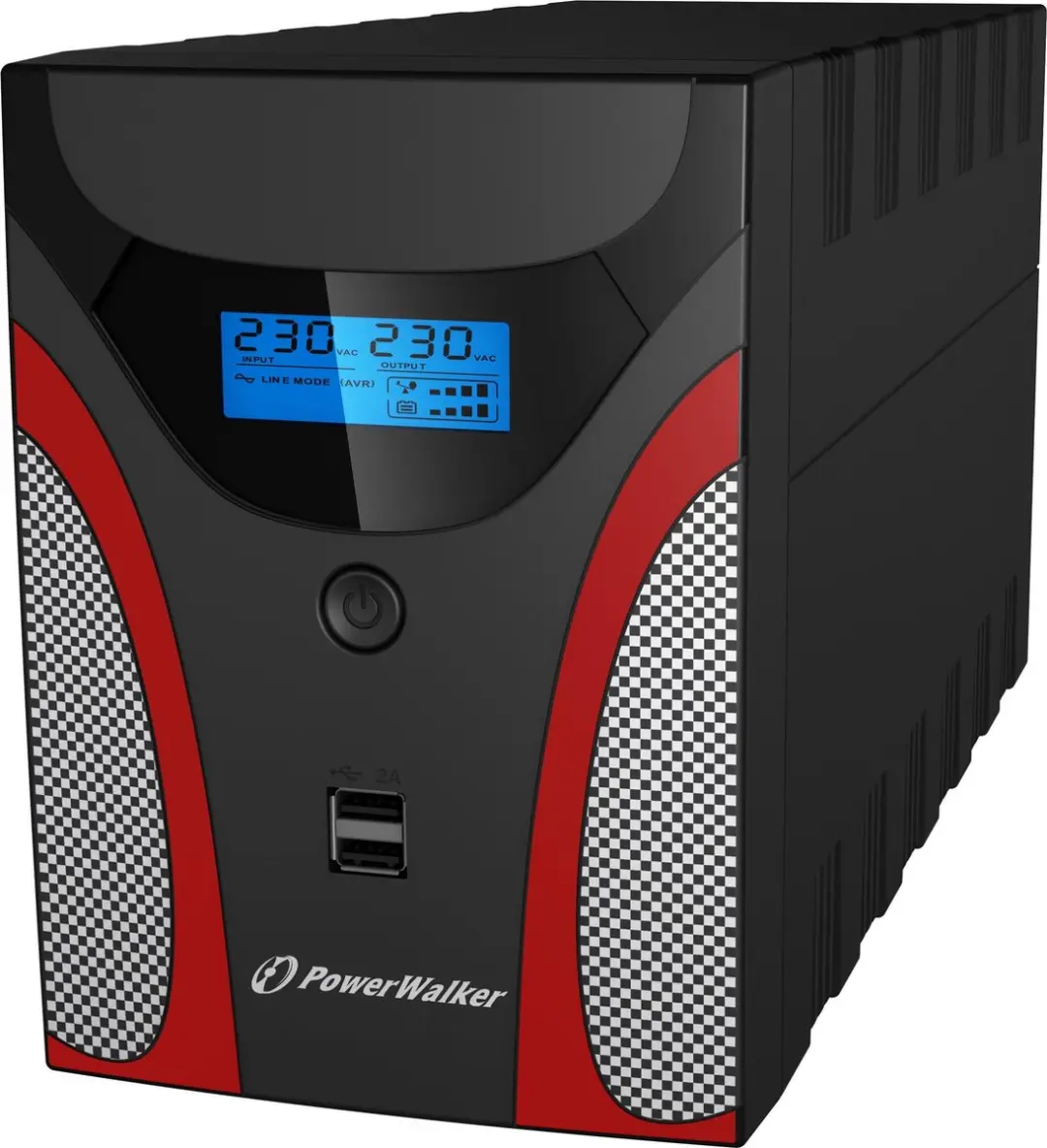PowerWalker VI 2200 DS-UPS-VI2200 UPS - Zwart