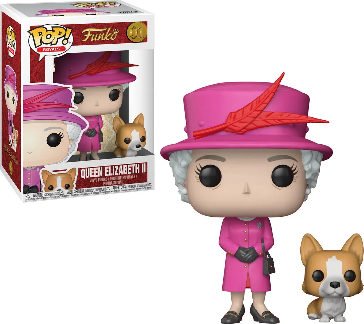 Funko Pop! Royal Family Queen Elizabeth II 21947 - Multicolor