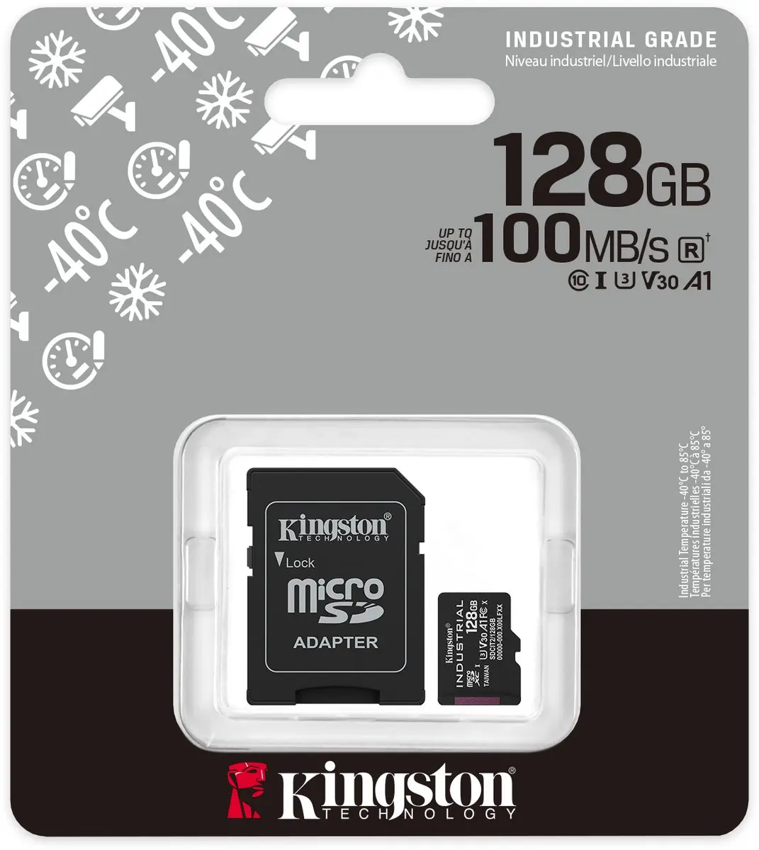 Kingston SDCIT2/128GB microSDXC Industriële Kaart - 128GB - pSLC - afbeelding 6 van 6