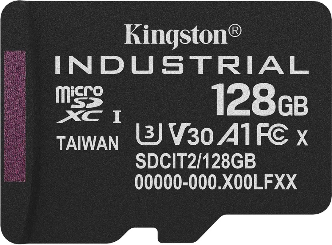 Kingston SDCIT2/128GB microSDXC Industriële Kaart - 128GB - pSLC