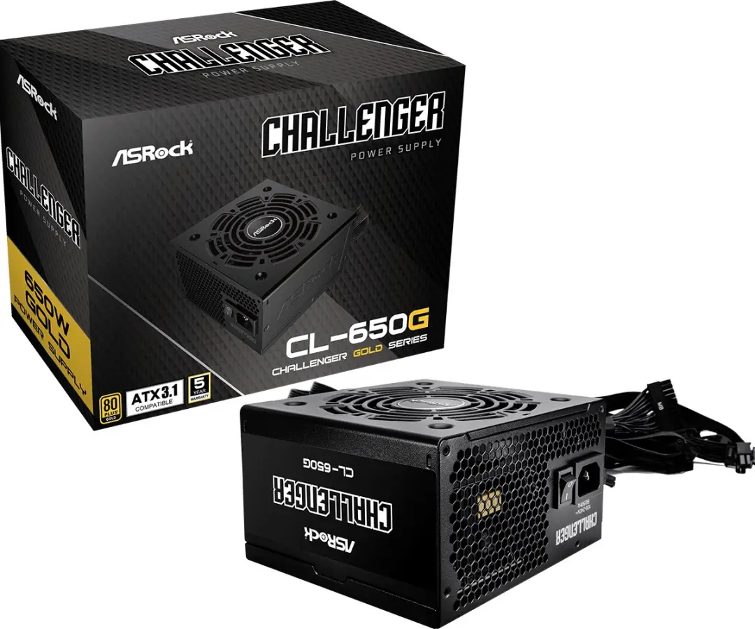 ASRock Challenger 650W PC Voeding