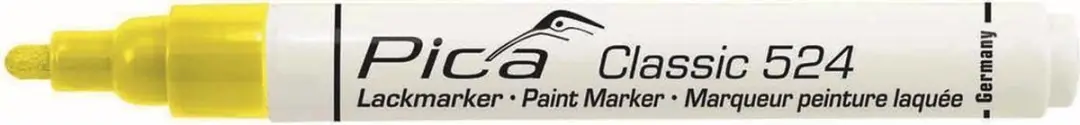 Pica 524/44-10 Lakmarker Geel - 2-4mm - 10 Stuks